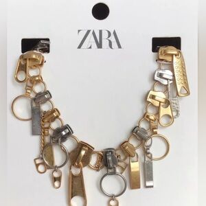 Zara Mixed Metal Charm Necklace
